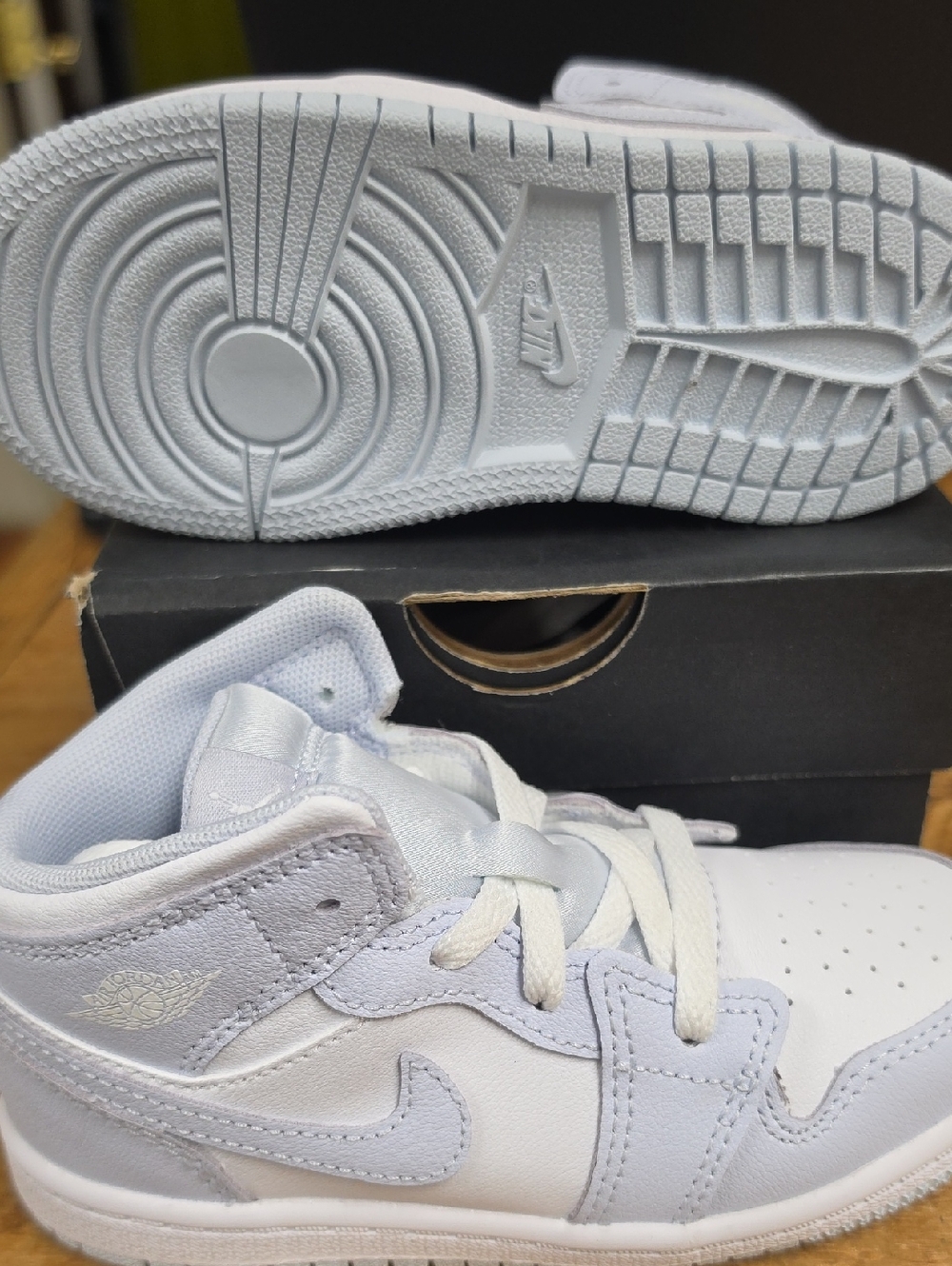 Nike Kids White and Light Gray Low-Top Sneakers